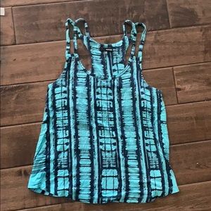 HURLEY BLUE NAVY PRINT TANK